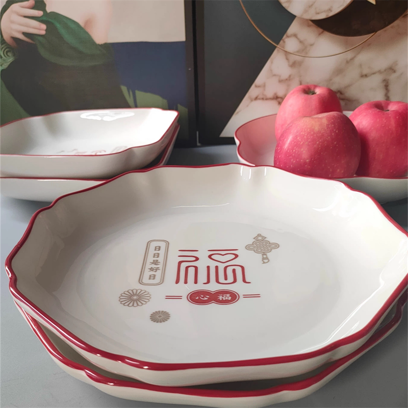 顺祥陶瓷家用结婚乔迁碗盘餐具