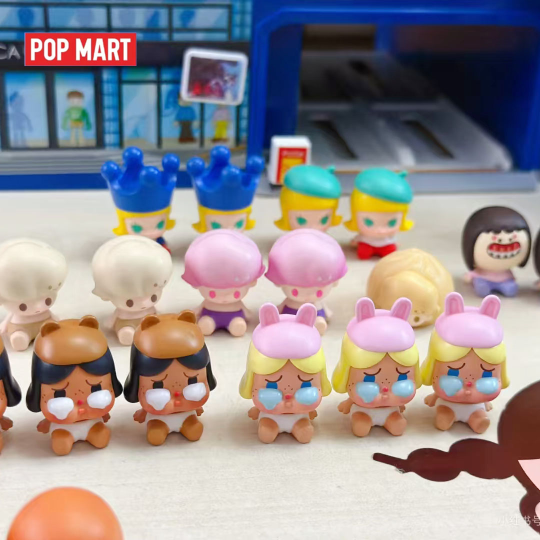 泡泡玛特经典坐姿萌粒正版POPMART三代POPBEAN坐姿趴姿