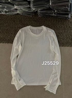 Big family正品韩版宽松显瘦百搭圆领长袖纯色T恤女打底内搭上衣