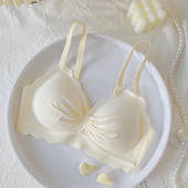 蝴蝶仙子 少女文胸罩 无痕内衣女小胸聚拢防下垂收副乳薄款