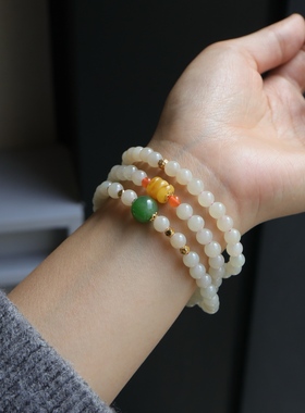 和田天然手链设计女生手串孤品手串新品超值正品