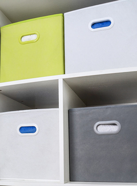 适合卡莱克 无纺布收纳盒无盖 书本抽屉式学校布艺储物箱子33x33