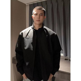 美式教练飞行夹克三防立领休闲潮流痞帅秋冬款工装百搭羽绒服外套