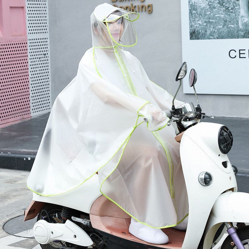 时尚开衫拉链斗篷雨衣手罩防雨图片