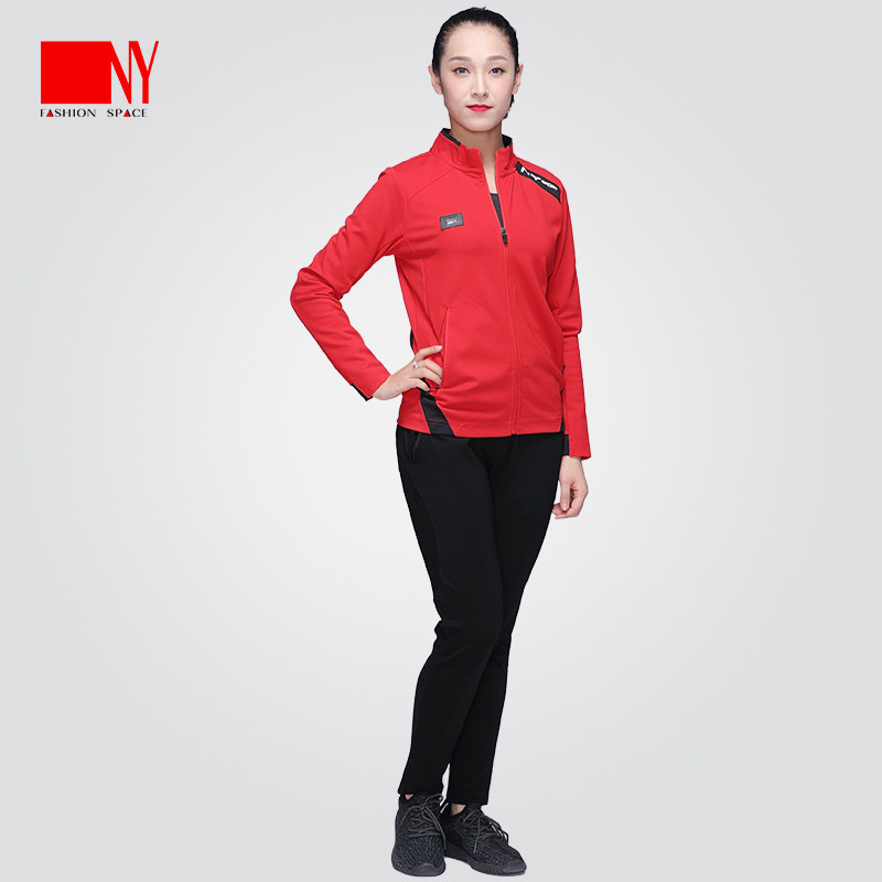 NY纳艺舞服男女同款运动套装Sport长袖上衣长裤摩登舞蹈服1803YS