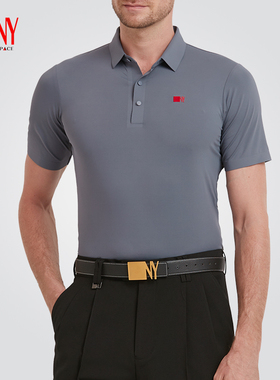 NY纳艺拉丁舞服上衣练功服灰色polo衫国标舞摩登舞舞蹈服202201T