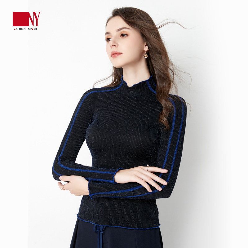 NY纳艺拉丁舞服女士摩登舞练功服长袖T恤上衣女标准舞蹈服92703T