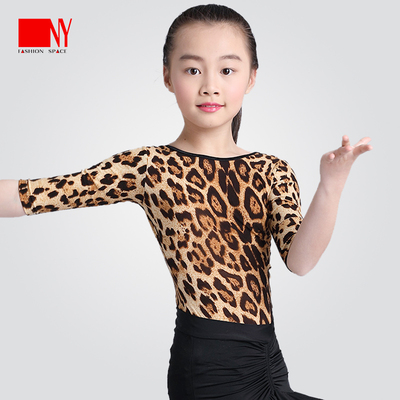 少儿拉丁舞女童摩登舞舞蹈服套装