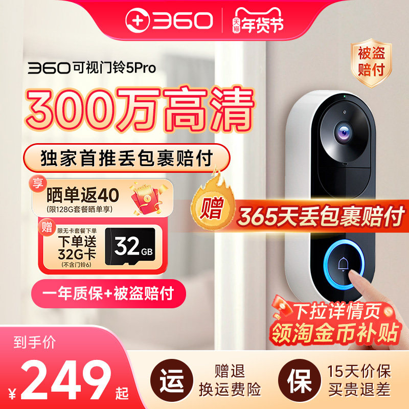 360��������5Pro���õ���è���ſڼ����������ͷ 249Ԫ