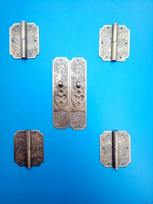 古代柜子上的铜拉手,清代铜拉手_大山谷图库