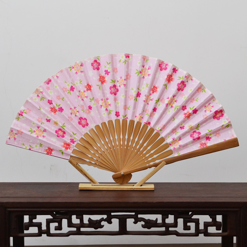 扇子田园碎花女式夏季随身包邮