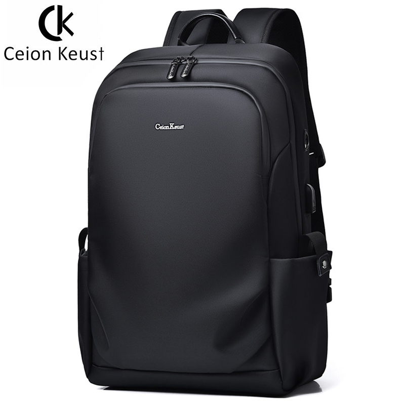 CeionKeust男士双肩包商务休闲旅行背包大容量电脑包轻便学生书包