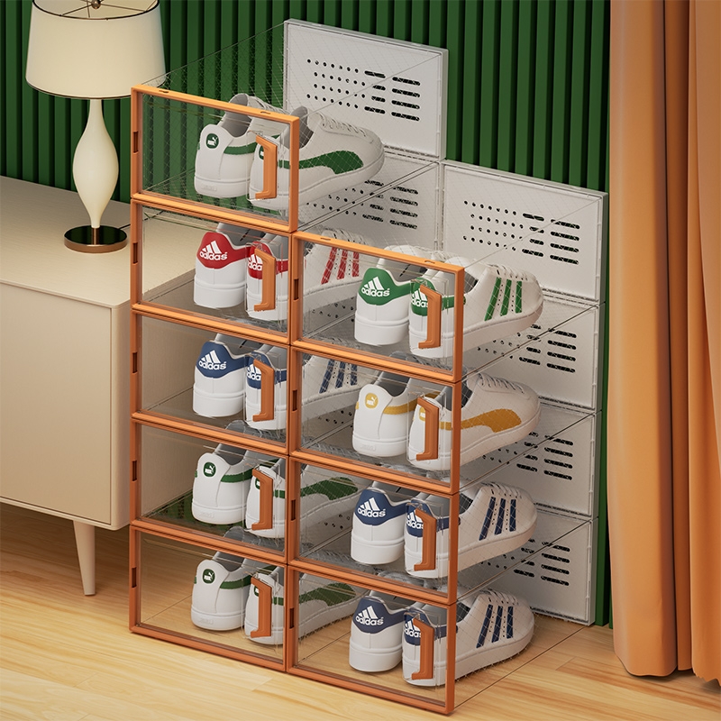 点亮空间透明鞋盒买3个送3个