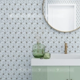 Чернила зеленая вода Мраморная каменная мозаичная туалетная декоративная земля не сокрушительный кухонный бар фоновая стена