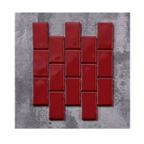 Керамическая полоса, красная мозаика, украшение для сети магазинов, украшение для ванной комнаты, кухни, бассейн, бар, синий