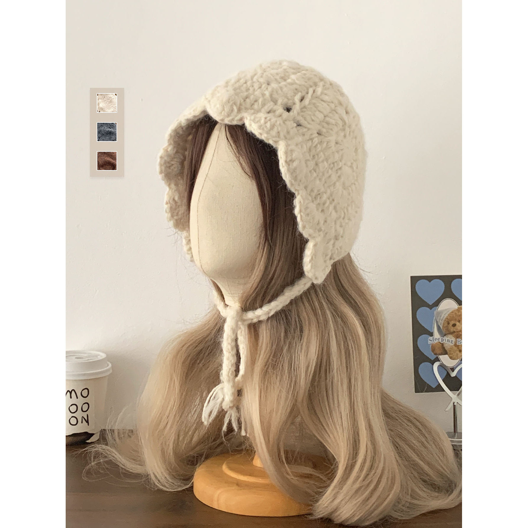 允旭/韩版针织毛线帽女秋冬保暖防寒百搭大头围显脸小护耳包头帽,服饰配件/皮带/帽子/围巾,帽子,淘宝优惠券,粉丝福利购,淘宝优惠卷