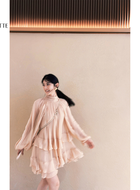 遇儿推荐【私服chlo风连衣裙～衬衫～超级爱100%真丝】20250070