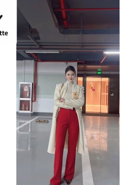 遇儿推荐【富士山下4】宽松百搭微喇裤20220245