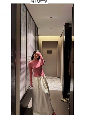 遇儿推荐【泡芙法式A字版礼服半身裙】气质时尚半身裙20250154