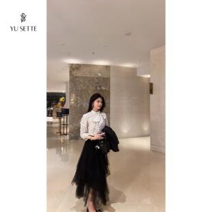 遇儿推荐【定格时光】气质法式精致波点衬衫20250014