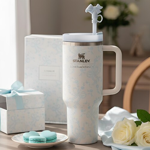 海外版代购Stanley办公保冷杯大容量健身冰霸杯礼盒款送礼保温杯