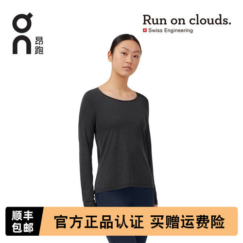 On昂跑长袖轻量舒适运动休闲T恤