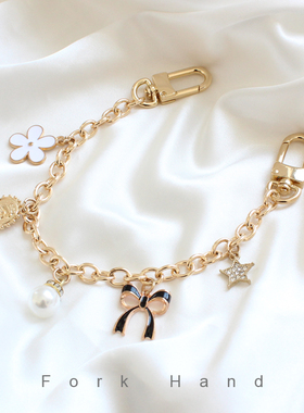 Neverfull内胆改造装饰链条配件手拎手挽包带26cm时尚链子改装