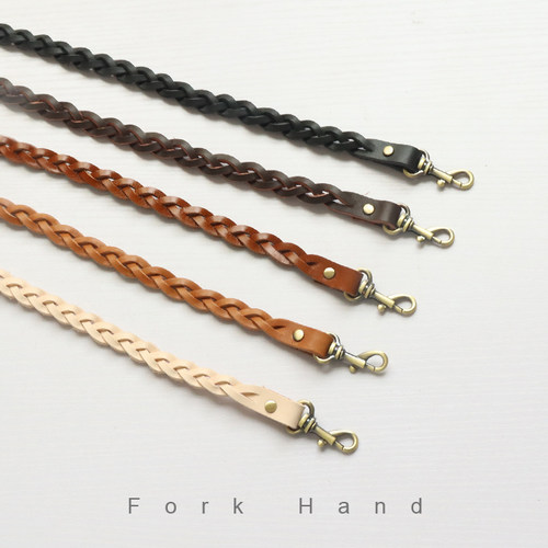 叉子手工编织麻花包带早苗款斜背