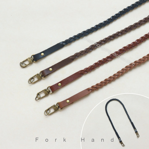 编织麻花包带拼布钩针包编织包带