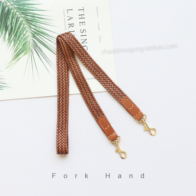 韩式复古手工包带斜背长肩带