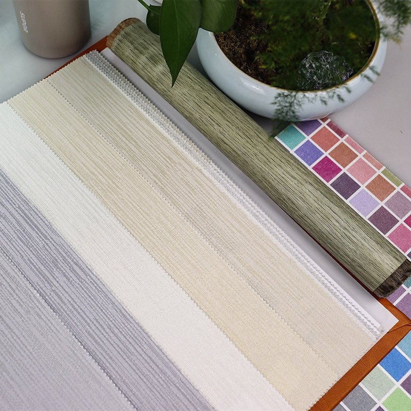 简约现代素色无缝墙布竖纹纯色壁布卧室全屋高精密田园风中式墙纸