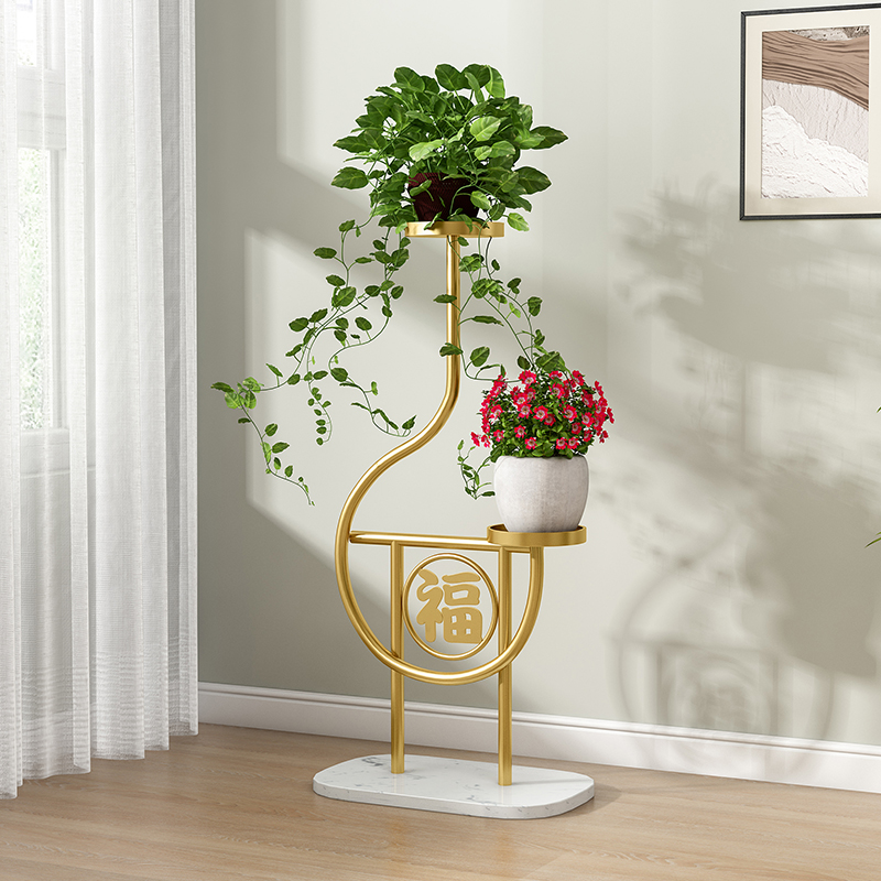 屏风隔断摆件置物架花架