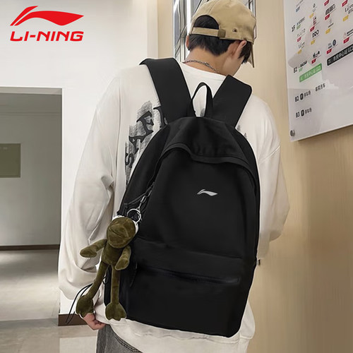 李宁双肩包男大容量户外旅行书包