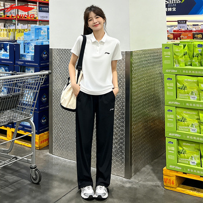 李宁军训速干运动套装女两件套