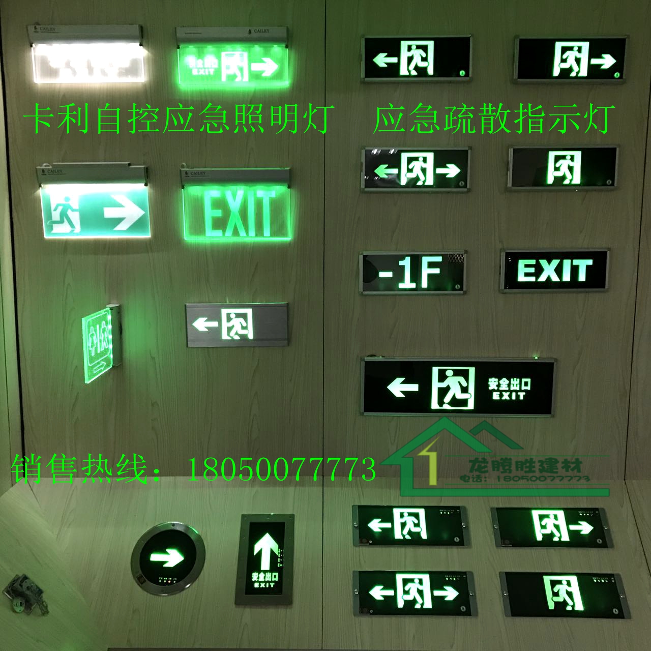 卡利消防应急灯安全出口