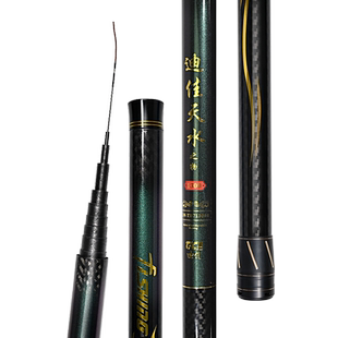 迪佳天水传统钓长竿鲇竿超轻超硬90T长竿短线钓草洞炮竿打窝竿