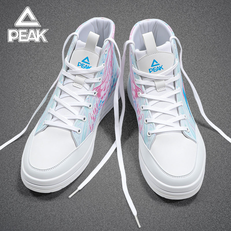 匹克男鞋2026新款冬季帆布高帮板鞋男士中国风涂鸦休闲运动鞋男款,运动鞋new,板鞋,淘宝优惠券,粉丝福利购,淘宝优惠卷