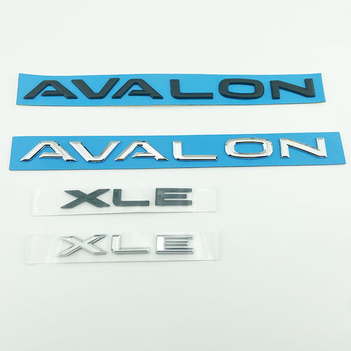 亚洲龙车标AVALONXLE英文后尾标