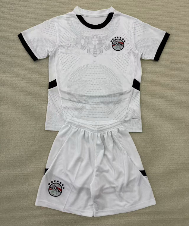 埃及冷门白色短袖足球训练服套装定制男夏季新款宽松运动比赛健身