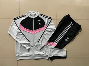 尤文2526浅灰夹克足球训练服球衣男外套出场热身健身长裤运动队服