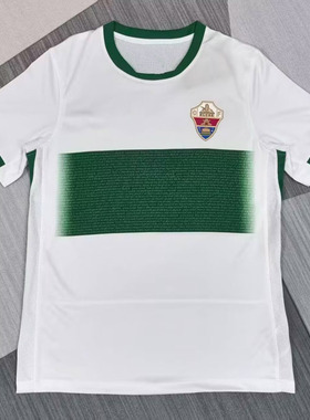 埃尔切白色短袖球衣男2526足球训练服上衣定制印号字速干运动队服