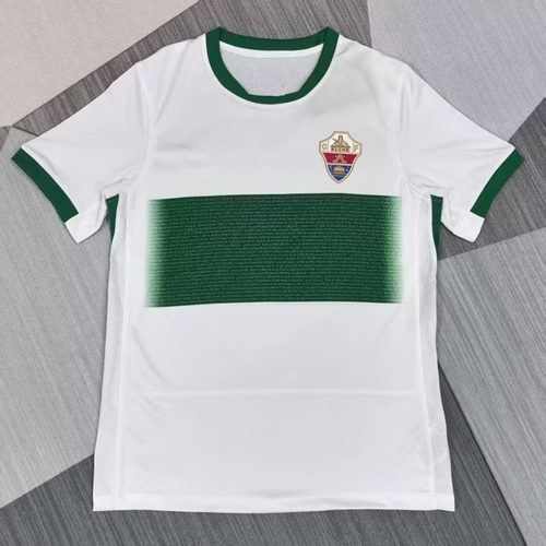 埃尔切白色短袖球衣男2526足球训练服上衣定制印号字速干运动队服