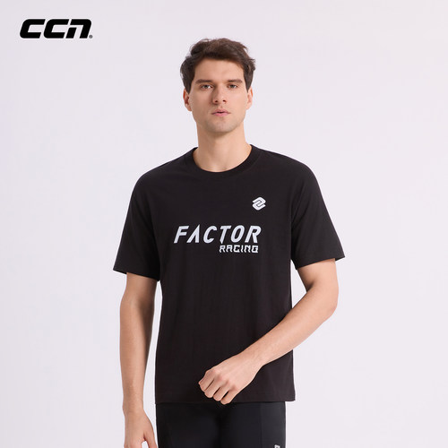 CCN&FACTOR骑行服新款短袖T恤2026年春夏通勤运动户外休闲男女装