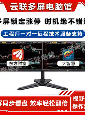 专业多屏炒股专用电脑主机股票期货金融交易多屏幕办公四屏双两屏