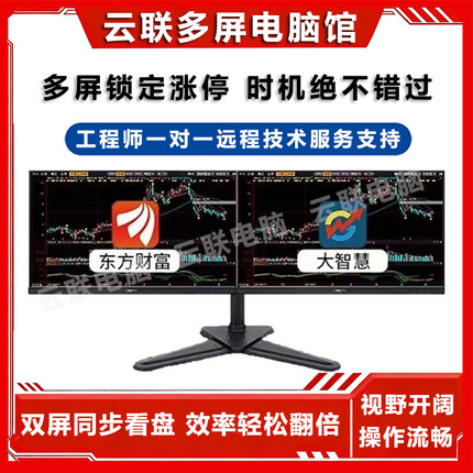 专业多屏炒股专用电脑主机股票期货金融交易多屏幕办公四屏双两屏