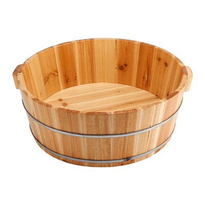 雷果木业双人泡脚木盆坐浴木桶