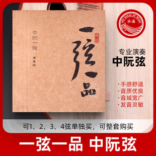 乐海专业演奏中阮弦一弦一品琴弦钢芯镍铬丝缠弦1234弦乐器配件