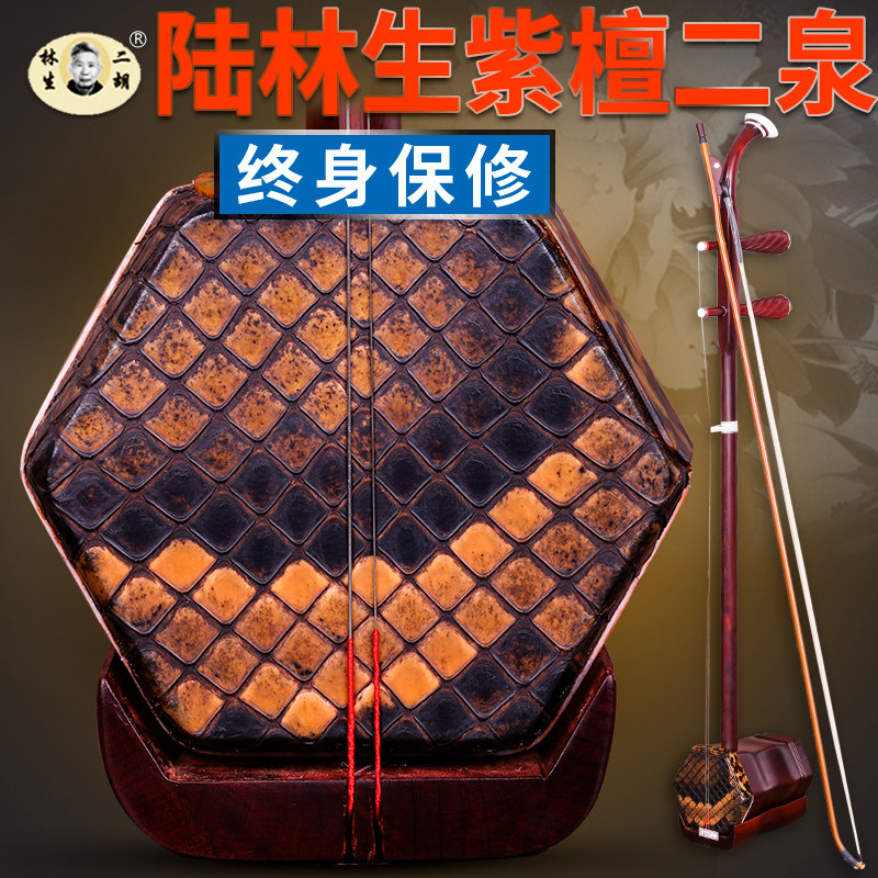 陆林生紫檀二泉二胡 专业二泉二胡 拉二泉映月二胡