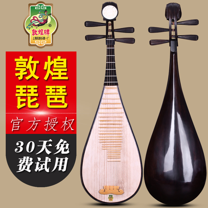 敦煌561M琵琶 铁梨木材质 敦煌琵琶乐器 授权 赠全套配件