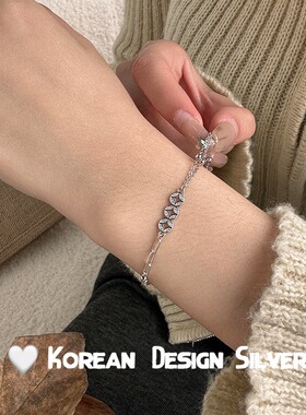 S999足银铜钱项链女轻奢小众设计感高级锁骨链送女友闺蜜生日礼物